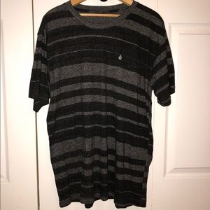 Volcom Heather Striped Tee L